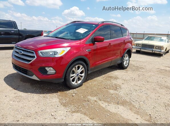 1FMCU0GD0HUE64500 2017 FORD ESCAPE Red Przód lewy