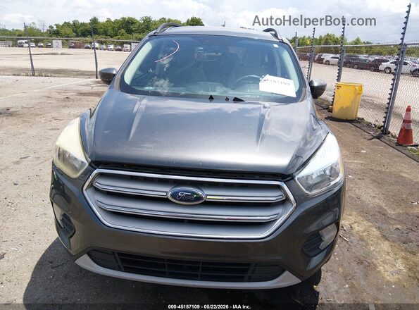 1FMCU0GD0JUB36130 2018 FORD ESCAPE Gray Սալոնի հետևի տեսք