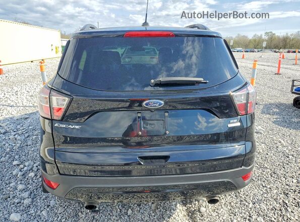 1FMCU0GD0JUB67667 2018 FORD ESCAPE Black Вид ззаду