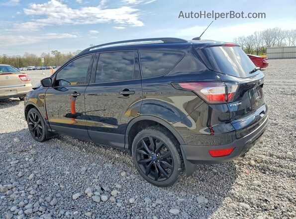 1FMCU0GD0JUB67667 2018 FORD ESCAPE Black Задня ліва чверть