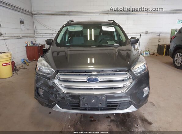 1FMCU0GD0JUB89958 2018 FORD ESCAPE Black Instrument cluster view
