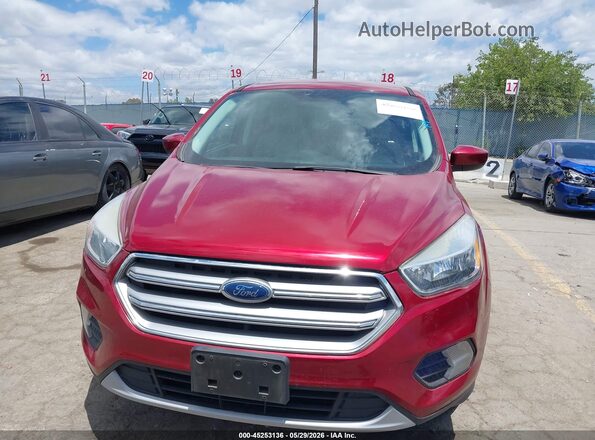 1FMCU0GD1HUD93260 2017 FORD ESCAPE Red Front view