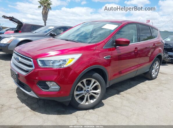 1FMCU0GD1HUD93260 2017 FORD ESCAPE Red Front left