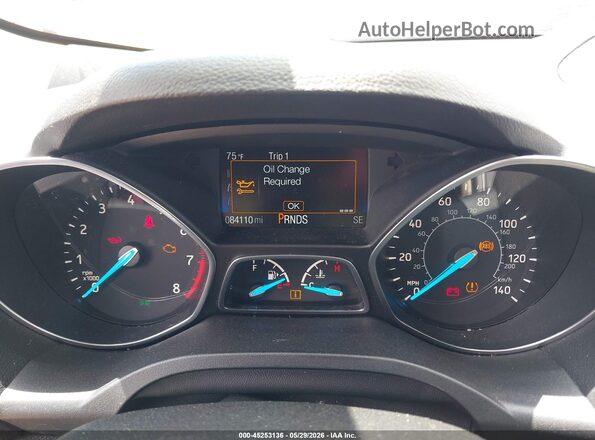 1FMCU0GD1HUD93260 2017 FORD ESCAPE Red Rear seats view