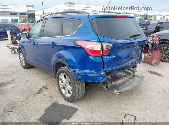1FMCU0GD1JUA81509 2018 FORD ESCAPE Blue Trasero izquierdo