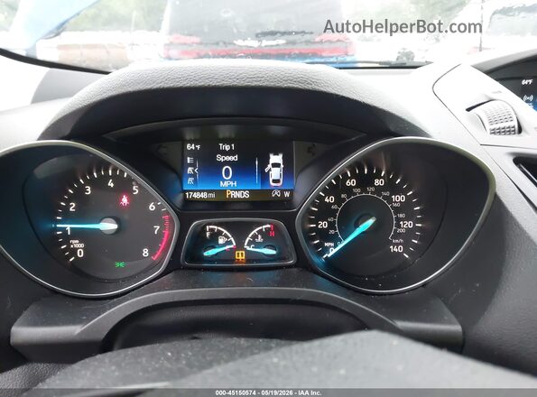 1FMCU0GD2HUE91598 2017 FORD ESCAPE Blue Vista de los asientos traseros