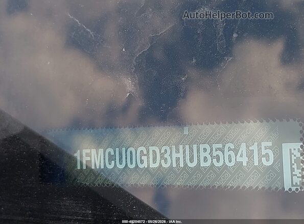 1FMCU0GD3HUB56415 2017 FORD ESCAPE Синий 