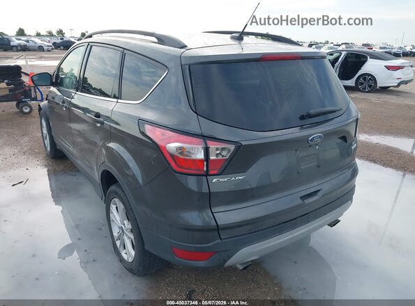 1FMCU0GD3JUC03416 2018 FORD ESCAPE Gray Rear left