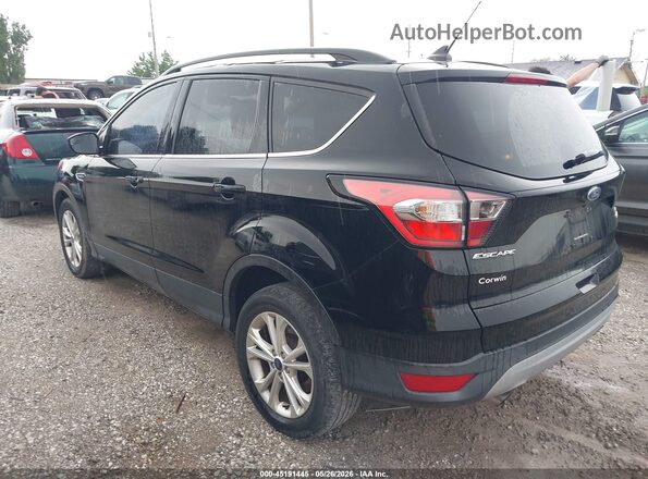 1FMCU0GD3JUC13198 2018 FORD ESCAPE Black Задня ліва чверть