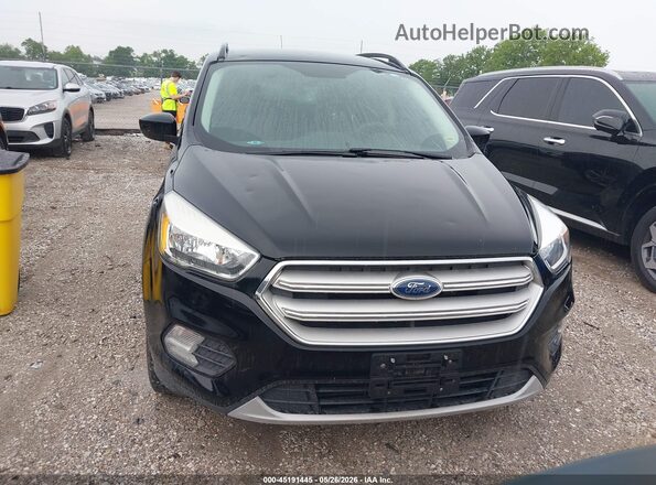 1FMCU0GD3JUC13198 2018 FORD ESCAPE Black Вид щитка приладів
