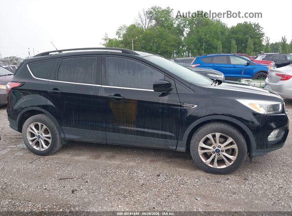 1FMCU0GD3JUC13198 2018 FORD ESCAPE Black Вид задньої частини салону