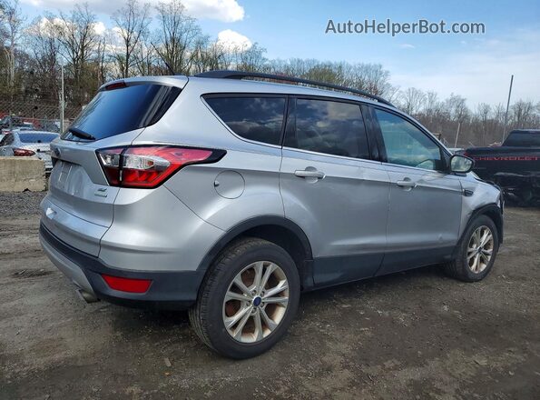 1FMCU0GD4JUC37073 2018 FORD ESCAPE Silver Rear right