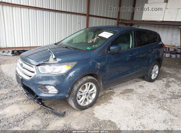 1FMCU0GD4KUB75417 2019 FORD ESCAPE Blue Առջևի ձախ երեք քառորդ տեսարան