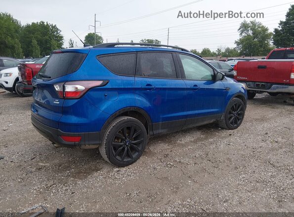 1FMCU0GD5HUD58236 2017 FORD ESCAPE Синий Задняя правая четверть