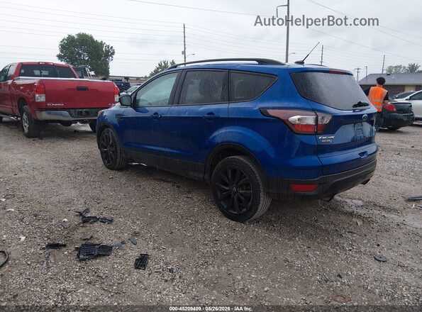 1FMCU0GD5HUD58236 2017 FORD ESCAPE Синий Задняя левая четверть
