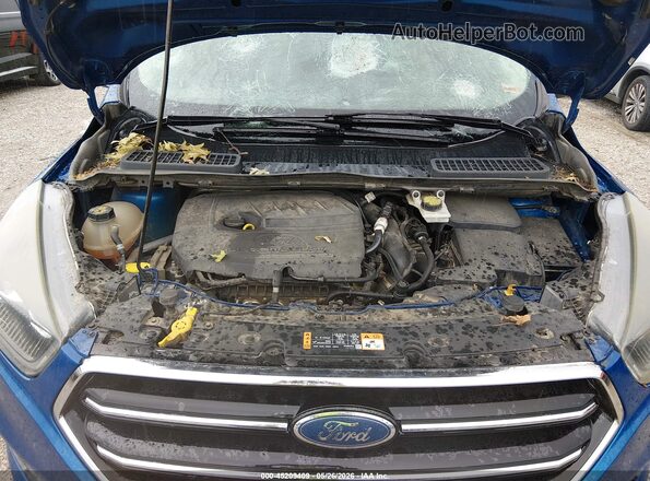 1FMCU0GD5HUD58236 2017 FORD ESCAPE Синий Вид сзади