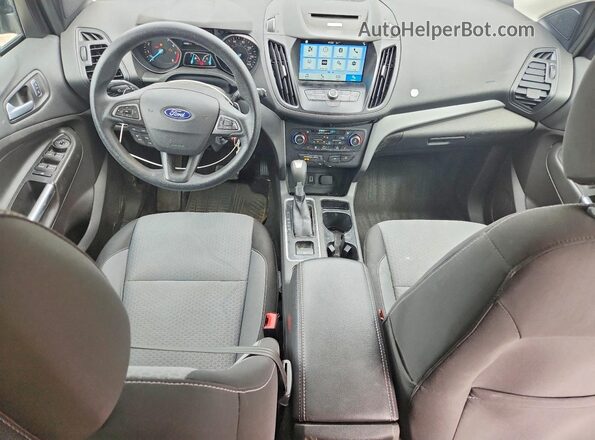 1FMCU0GD5HUE22503 2017 FORD ESCAPE Black Вид панелі приладів