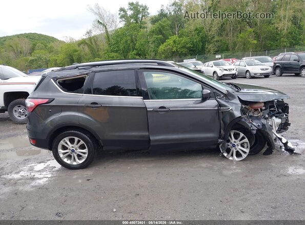 1FMCU0GD5JUA79990 2018 FORD ESCAPE Gray Սալոնի հետևի տեսք