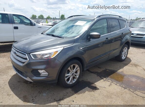 1FMCU0GD5JUC77033 2018 FORD ESCAPE Gray Передня ліва чверть