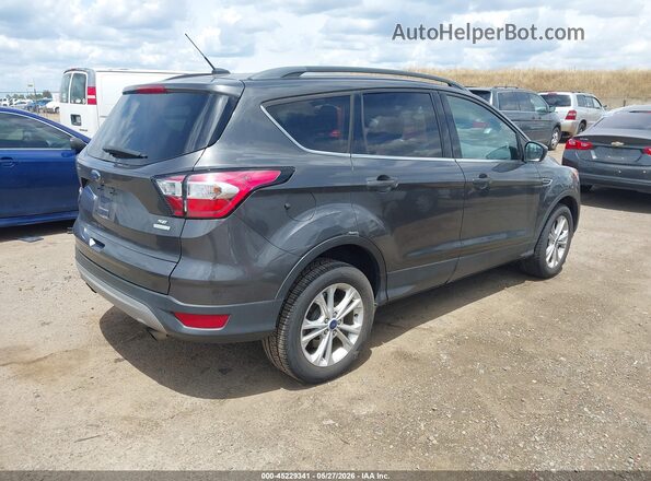 1FMCU0GD5JUC77033 2018 FORD ESCAPE Gray Задня права чверть