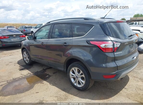 1FMCU0GD5JUC77033 2018 FORD ESCAPE Gray Задня ліва чверть