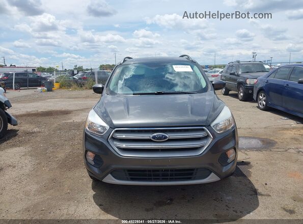 1FMCU0GD5JUC77033 2018 FORD ESCAPE Gray Вид щитка приладів