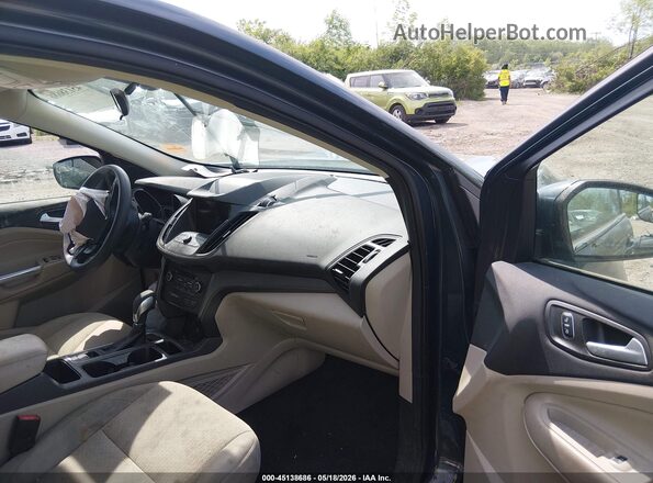 1FMCU0GD5KUB13122 2019 FORD ESCAPE Blue წინა სალონის ხედი