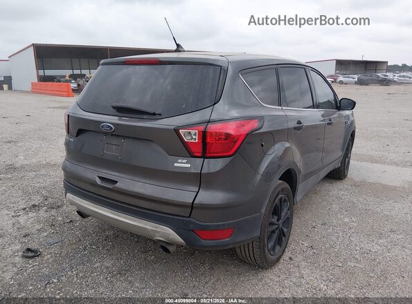 1FMCU0GD5KUC52618 2019 FORD ESCAPE Gray Trasero derecho