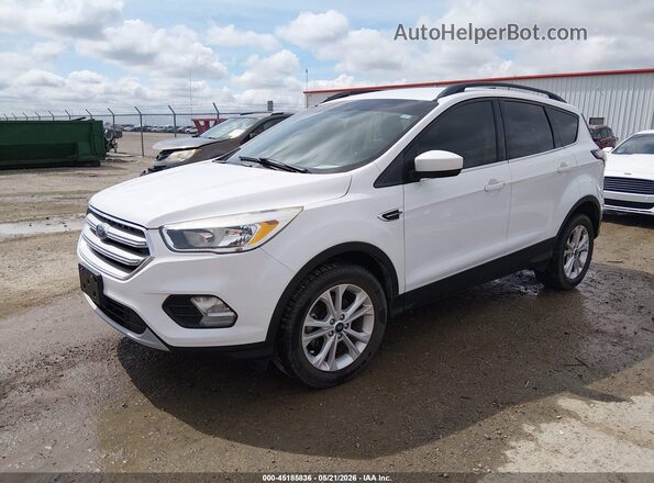 1FMCU0GD6JUD36784 2018 FORD ESCAPE White Front left