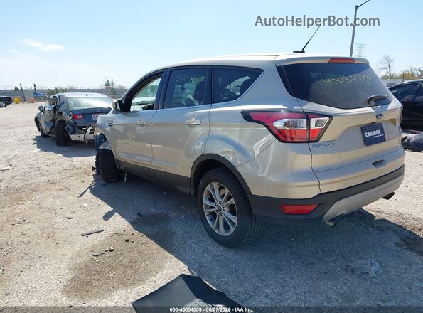 1FMCU0GD7HUB87568 2017 FORD ESCAPE Beige უკანა მარცხენა