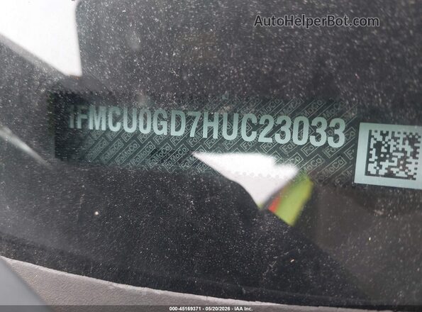 1FMCU0GD7HUC23033 2017 FORD ESCAPE White Շարժիչի բաժամունքի տեսք