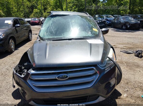 1FMCU0GD7HUD26551 2017 FORD ESCAPE Gray Widok zestawu wskaźników