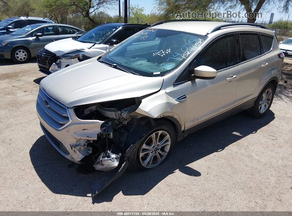 1FMCU0GD7JUB74079 2018 FORD ESCAPE Beige Передня ліва чверть