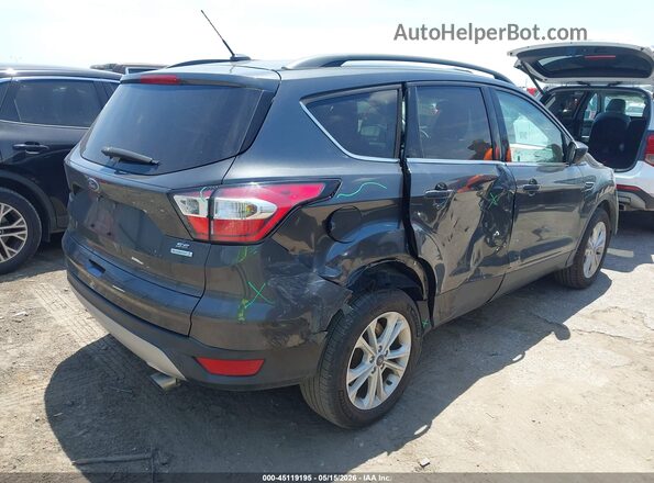 1FMCU0GD7JUD23221 2018 FORD ESCAPE Gray Rear right