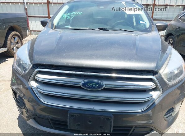1FMCU0GD7JUD23221 2018 FORD ESCAPE Gray Instrument cluster view