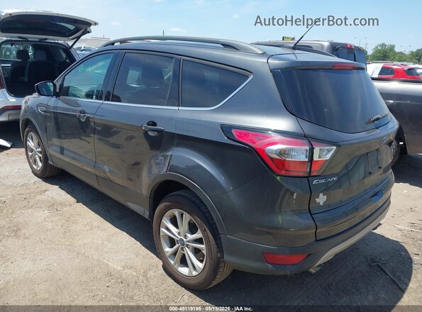 1FMCU0GD7JUD23221 2018 FORD ESCAPE Gray Rear left