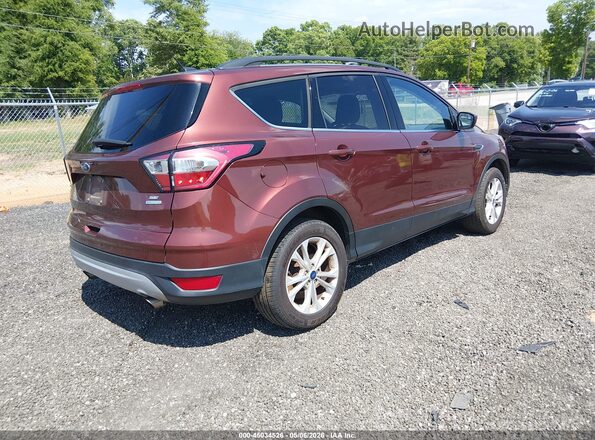 1FMCU0GD8JUA40326 2018 FORD ESCAPE Dark Brown Trasero derecho