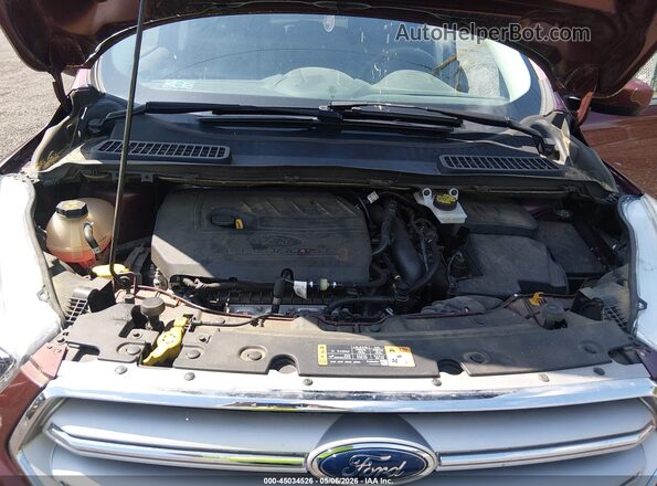 1FMCU0GD8JUA40326 2018 FORD ESCAPE Dark Brown Vista trasera