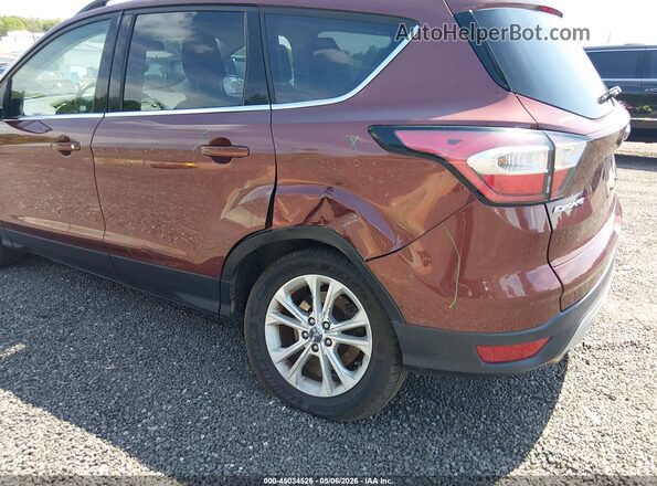 1FMCU0GD8JUA40326 2018 FORD ESCAPE Dark Brown Vista frontal