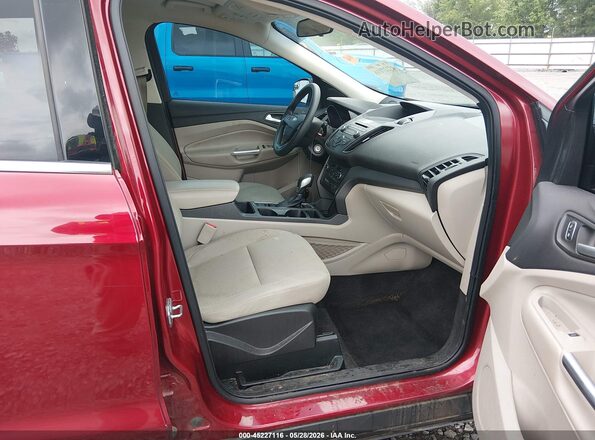 1FMCU0GD8JUD26225 2018 FORD ESCAPE Maroon Вид салону спереду