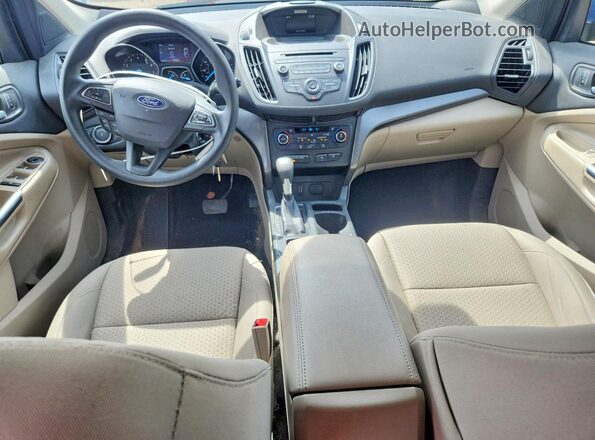 1FMCU0GD9HUB42096 2017 FORD ESCAPE Синий Вид панели приборов