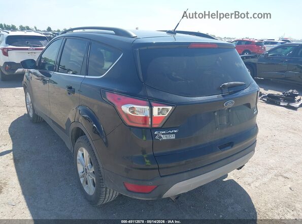 1FMCU0GD9HUC07089 2017 FORD ESCAPE Black Tył lewy