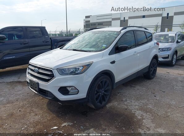 1FMCU0GD9KUC02305 2019 FORD ESCAPE White წინა მარცხენა ხედი სამი მეოთხედიდან