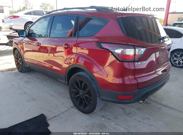 1FMCU0GDXHUD16080 2017 FORD ESCAPE Burgundy უკანა მარცხენა