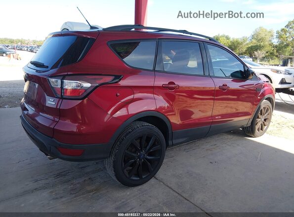 1FMCU0GDXHUD16080 2017 FORD ESCAPE Burgundy უკანა მარჯვენა