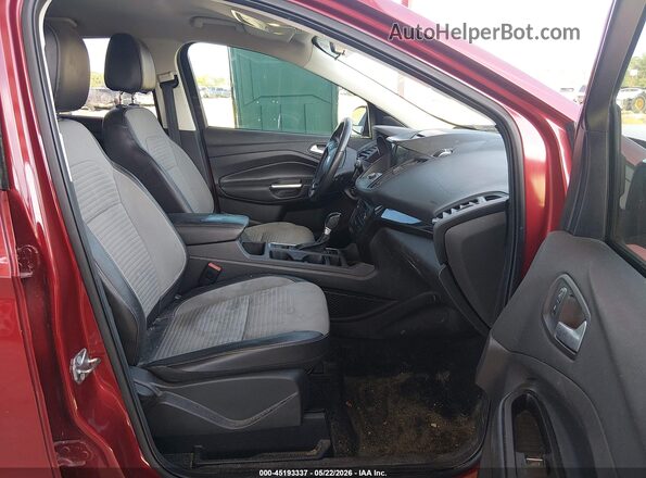 1FMCU0GDXHUD16080 2017 FORD ESCAPE Burgundy წინა სალონის ხედი