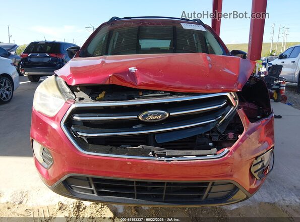 1FMCU0GDXHUD16080 2017 FORD ESCAPE Burgundy უკანა სალონის ხედი