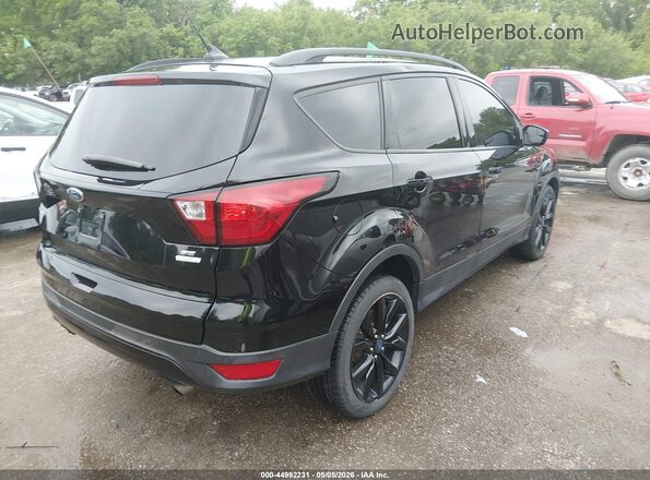 1FMCU0GDXKUA83485 2019 FORD ESCAPE Black Trasero derecho