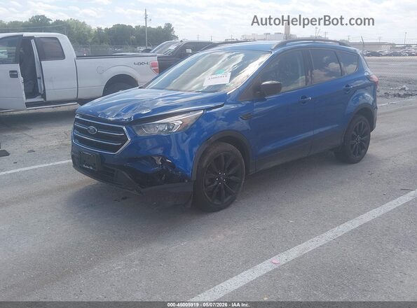 1FMCU0GDXKUB02052 2019 FORD ESCAPE Синий Передняя левая четверть