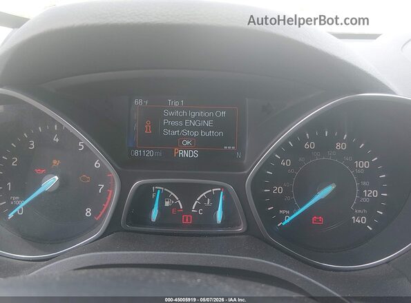 1FMCU0GDXKUB02052 2019 FORD ESCAPE Синий Вид задних сидений